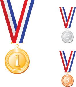 Gold medal PNG-57784